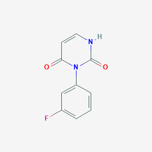 molecular formula C10H7FN2O2 B1493321 3-(3-fluorophenyl)pyrimidine-2,4(1H,3H)-dione CAS No. 2097967-68-3