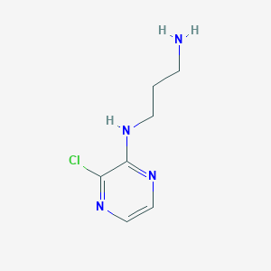 N1-(3-chloropyrazin-2-yl)propane-1,3-diamine