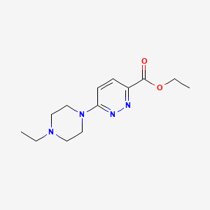 molecular formula C13H20N4O2 B1493325 Ethyl 6-(4-ethylpiperazin-1-yl)pyridazine-3-carboxylate CAS No. 2098073-08-4