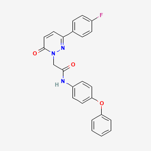 2-(3-(4-fluorophenyl)-6-oxopyridazin-1(6H)-yl)-N-(4-phenoxyphenyl)acetamide