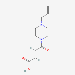 (E)-4-(4-allylpiperazin-1-yl)-4-oxobut-2-enoic acid