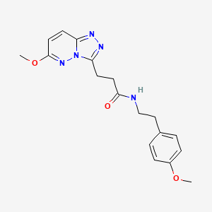 N-[2-(4-methoxyphenyl)ethyl]-3-(6-methoxy[1,2,4]triazolo[4,3-b]pyridazin-3-yl)propanamide