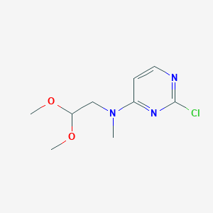 2-chloro-N-(2,2-dimethoxyethyl)-N-methylpyrimidin-4-amine