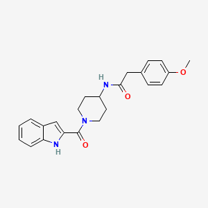 N-[1-(1H-indol-2-ylcarbonyl)piperidin-4-yl]-2-(4-methoxyphenyl)acetamide