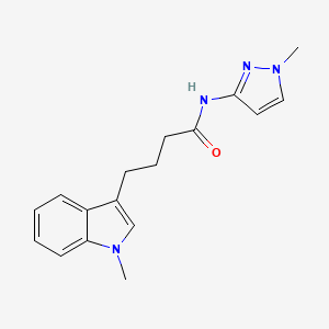 4-(1-methyl-1H-indol-3-yl)-N-(1-methyl-1H-pyrazol-3-yl)butanamide