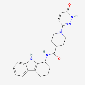 molecular formula C22H25N5O2 B14933605 1-(6-hydroxypyridazin-3-yl)-N-(2,3,4,9-tetrahydro-1H-carbazol-1-yl)piperidine-4-carboxamide 