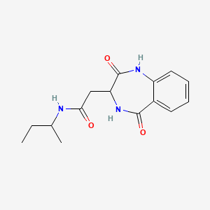 N-(butan-2-yl)-2-(2,5-dioxo-2,3,4,5-tetrahydro-1H-1,4-benzodiazepin-3-yl)acetamide