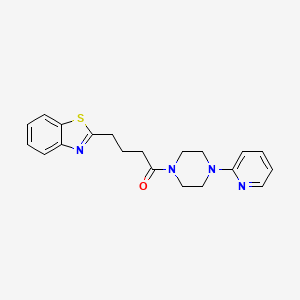 4-(1,3-Benzothiazol-2-yl)-1-[4-(pyridin-2-yl)piperazin-1-yl]butan-1-one