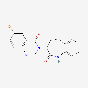 6-bromo-3-(2-hydroxy-4,5-dihydro-3H-1-benzazepin-3-yl)quinazolin-4(3H)-one