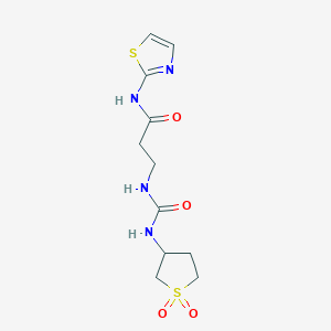 molecular formula C11H16N4O4S2 B14933904 C11H16N4O4S2 