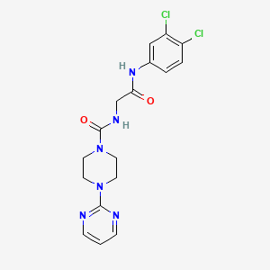 molecular formula C17H18Cl2N6O2 B14933913 C17H18Cl2N6O2 