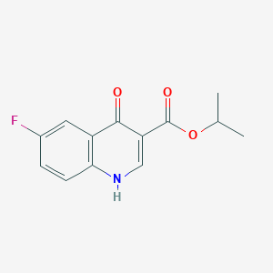 Propan-2-yl 6-fluoro-4-hydroxyquinoline-3-carboxylate