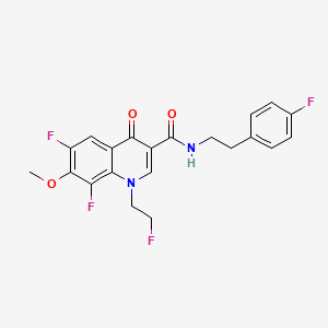 molecular formula C21H18F4N2O3 B14933972 C21H18F4N2O3 