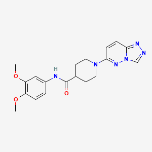 N-(3,4-dimethoxyphenyl)-1-([1,2,4]triazolo[4,3-b]pyridazin-6-yl)piperidine-4-carboxamide