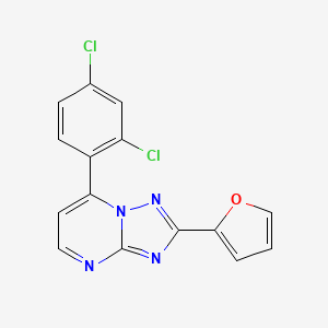 7-(2,4-Dichlorophenyl)-2-(2-furyl)[1,2,4]triazolo[1,5-A]pyrimidine