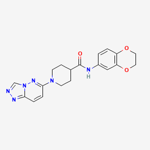 N-(2,3-dihydro-1,4-benzodioxin-6-yl)-1-([1,2,4]triazolo[4,3-b]pyridazin-6-yl)piperidine-4-carboxamide