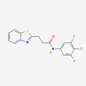 3-(1,3-benzothiazol-2-yl)-N-(3,4,5-trifluorophenyl)propanamide