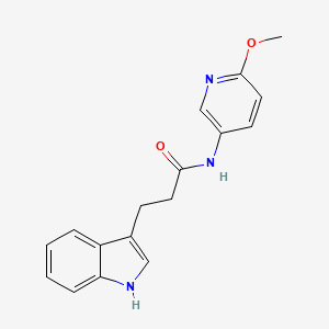 3-(1H-indol-3-yl)-N-(6-methoxypyridin-3-yl)propanamide