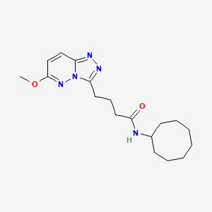 N-cyclooctyl-4-(6-methoxy[1,2,4]triazolo[4,3-b]pyridazin-3-yl)butanamide