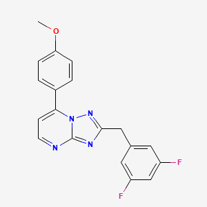 2-(3,5-Difluorobenzyl)-7-(4-methoxyphenyl)[1,2,4]triazolo[1,5-a]pyrimidine