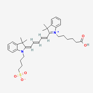 molecular formula C35H44N2O5S B1493468 Cy5 acid(mono so3) 