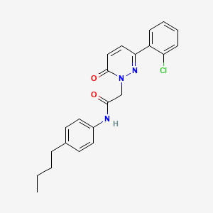 N-(4-butylphenyl)-2-[3-(2-chlorophenyl)-6-oxopyridazin-1(6H)-yl]acetamide