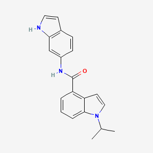 N-(1H-indol-6-yl)-1-(propan-2-yl)-1H-indole-4-carboxamide