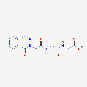 N-[(1-oxophthalazin-2(1H)-yl)acetyl]glycylglycine