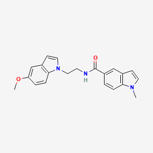 molecular formula C21H21N3O2 B14935170 N-[2-(5-methoxy-1H-indol-1-yl)ethyl]-1-methyl-1H-indole-5-carboxamide 