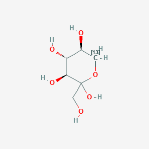 molecular formula C6H12O6 B1493527 (3S,4R,5S)-2-(Hydroxymethyl)(613C)oxane-2,3,4,5-tetrol 