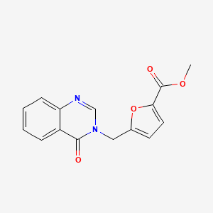 methyl 5-[(4-oxoquinazolin-3(4H)-yl)methyl]furan-2-carboxylate