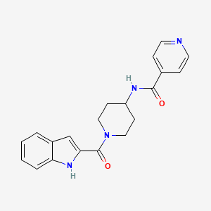 N-[1-(1H-indol-2-ylcarbonyl)piperidin-4-yl]pyridine-4-carboxamide