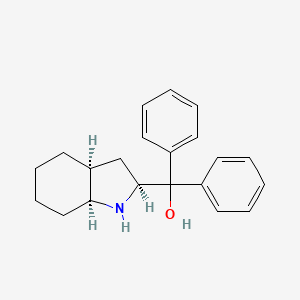 (3abeta,7abeta)-Octahydro-alpha,alpha-diphenyl-1H-indole-2alpha-methanol