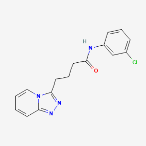 N-(3-chlorophenyl)-4-([1,2,4]triazolo[4,3-a]pyridin-3-yl)butanamide