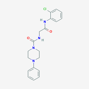 N-{2-[(2-chlorophenyl)amino]-2-oxoethyl}-4-phenylpiperazine-1-carboxamide