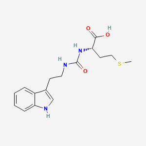 N-{[2-(1H-indol-3-yl)ethyl]carbamoyl}-L-methionine