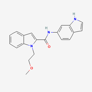 N-(1H-indol-6-yl)-1-(2-methoxyethyl)-1H-indole-2-carboxamide