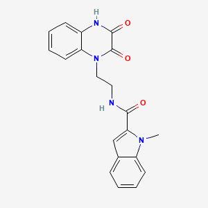 N-(2-(3-hydroxy-2-oxoquinoxalin-1(2H)-yl)ethyl)-1-methyl-1H-indole-2-carboxamide