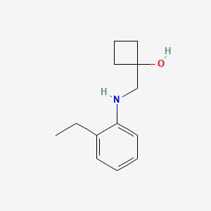 B1493600 1-{[(2-Ethylphenyl)amino]methyl}cyclobutan-1-ol CAS No. 2201315-20-8