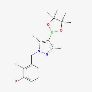 B1493604 1-(2,3-Difluorobenzyl)-3,5-dimethyl-4-(4,4,5,5-tetramethyl-[1,3,2]dioxaborolan-2-yl)-1H-pyrazole CAS No. 2246773-50-0