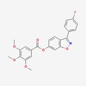 3-(4-Fluorophenyl)-1,2-benzoxazol-6-yl 3,4,5-trimethoxybenzoate