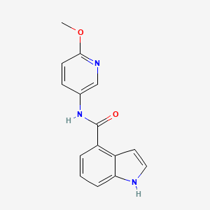 N-(6-methoxypyridin-3-yl)-1H-indole-4-carboxamide