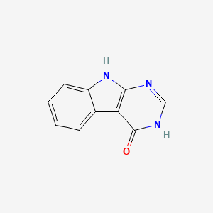 molecular formula C10H7N3O B1493637 3H-Pyrimido[4,5-B]indol-4(9H)-one CAS No. 5719-50-6
