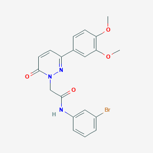 N-(3-bromophenyl)-2-(3-(3,4-dimethoxyphenyl)-6-oxopyridazin-1(6H)-yl)acetamide