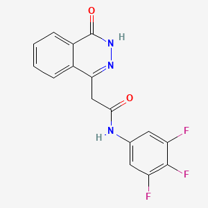 molecular formula C16H10F3N3O2 B14936486 2-(4-hydroxyphthalazin-1-yl)-N-(3,4,5-trifluorophenyl)acetamide 