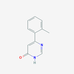 molecular formula C11H10N2O B1493678 6-(o-Tolyl)pyrimidin-4-ol CAS No. 1697389-44-8