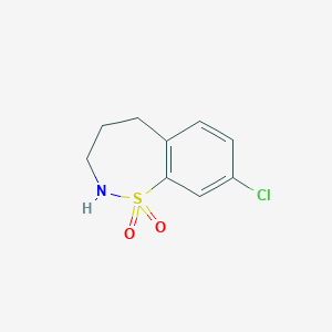 molecular formula C9H10ClNO2S B1493683 8-氯-2,3,4,5-四氢-1lambda6,5-苯并噻二氮-1,1-二酮 CAS No. 1599059-56-9