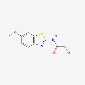 2-methoxy-N-(6-methoxy-1,3-benzothiazol-2-yl)acetamide