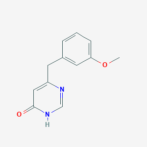 molecular formula C12H12N2O2 B1493700 6-(3-Methoxybenzyl)pyrimidin-4-ol CAS No. 2090612-24-9