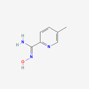 molecular formula C7H9N3O B1493705 N-羟基-5-甲基-吡啶-2-甲酰胺 CAS No. 453565-47-4